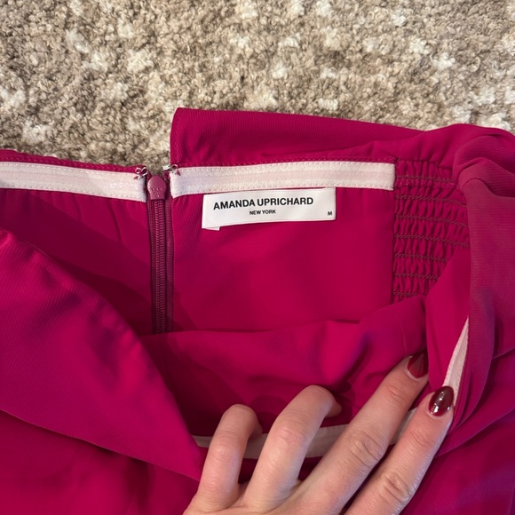 Amanda Uprichard Topanga Fuschia Mini Dress - Picture 4 of 4